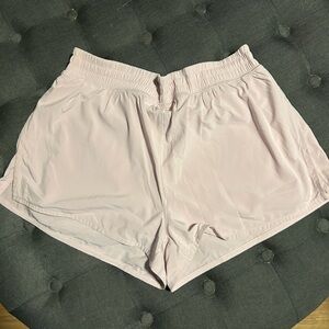 TNA Women's Light Pink Athletic Shorts-Size Large